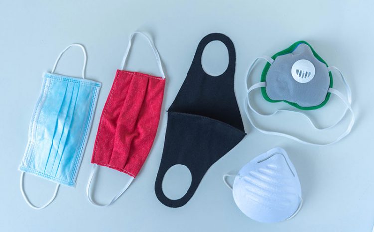  Different types of facemasks
